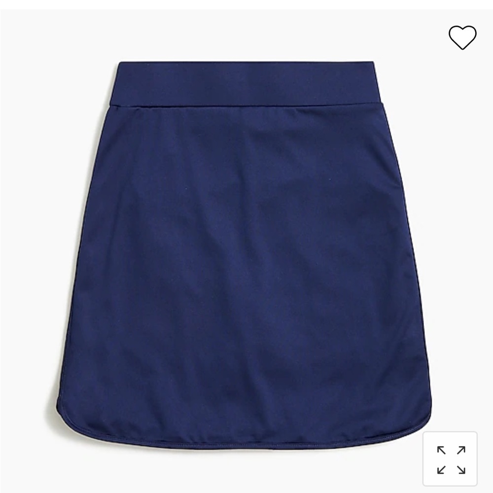 NWT J. Crew Active Skort, Navy, 3X